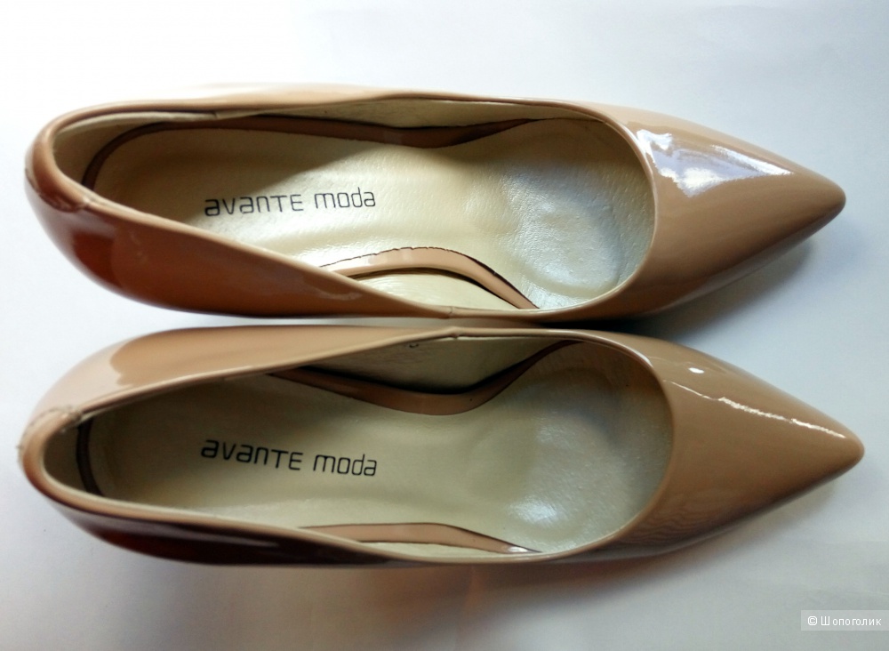 Лаковые туфли Avante Moda цвета nude (37-37,5)
