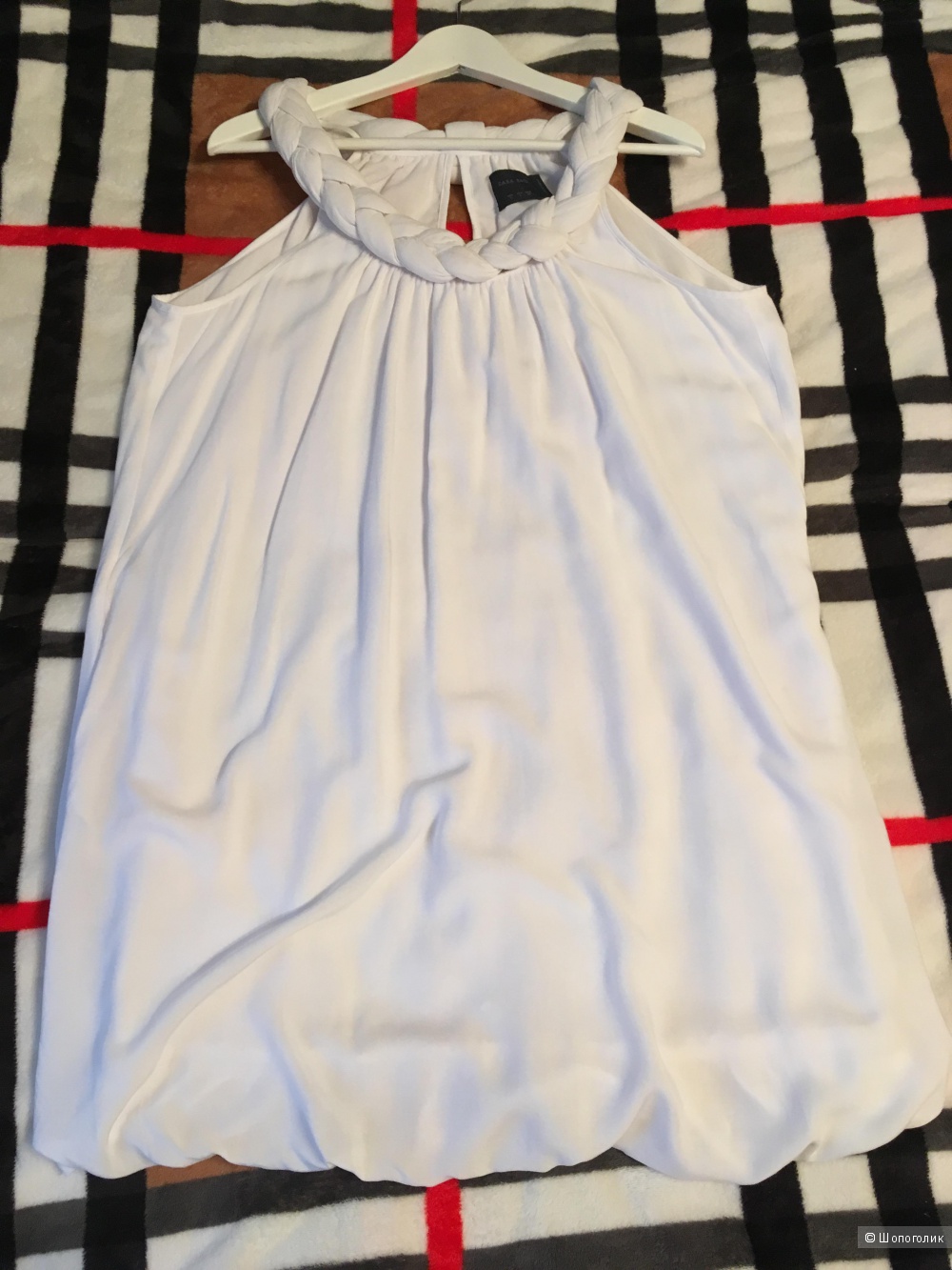 Белое платье Zara