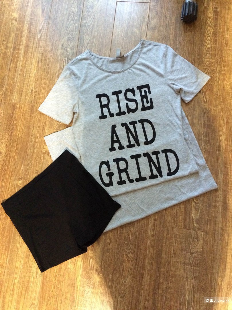 Комплект с шортами и футболкой ASOS Rise & Grind
