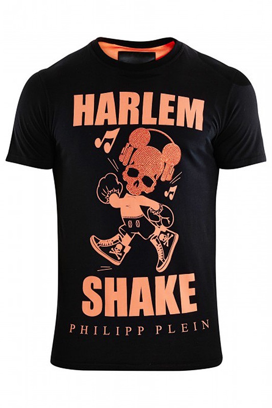 Philipp Plein Harlem Shake, L, футболка-стрейч унисекс.