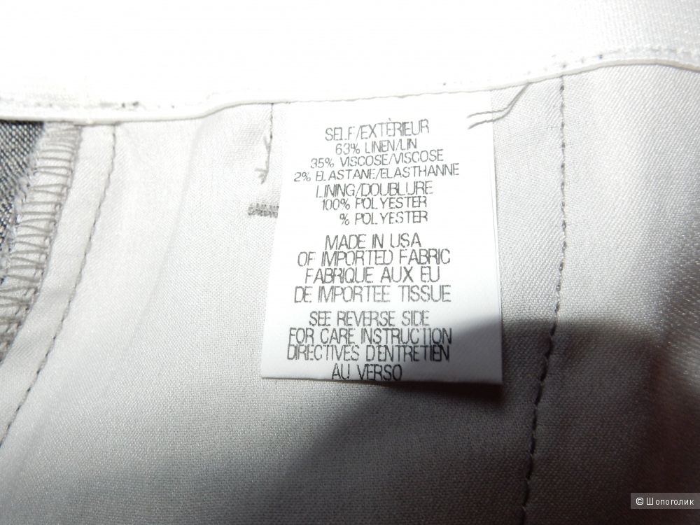 Новые льняные брюки Theory модель Thaniel, размер US10