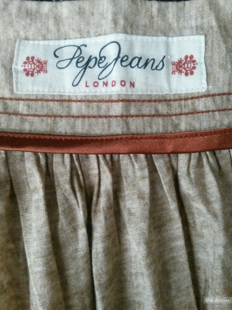 Классная трикотажная юбка макси Pepe Jeans