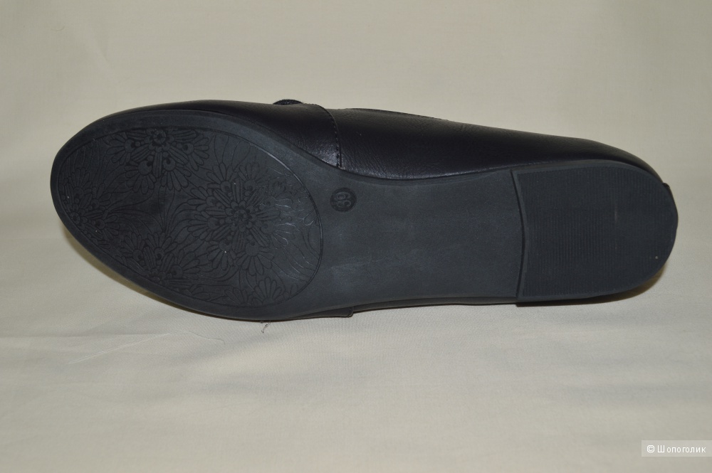 Продам новые кожаные балетки черного цвета Ballerinas