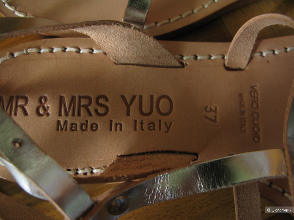 Новые сандалии итальянской марки MR & MRS YUO