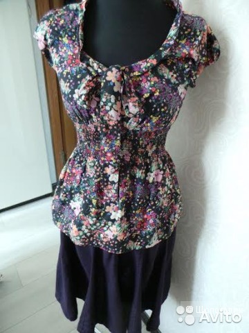 Фиолетовый лук: MICHÈLE BOYARD y H&M, размера 40