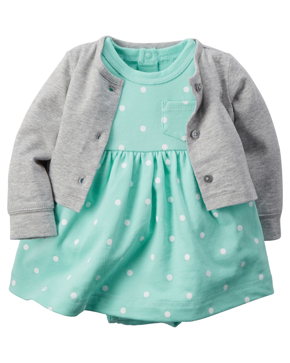 Комплект Carters платье плюс кофта 100% хлопок 12 и 9 мес