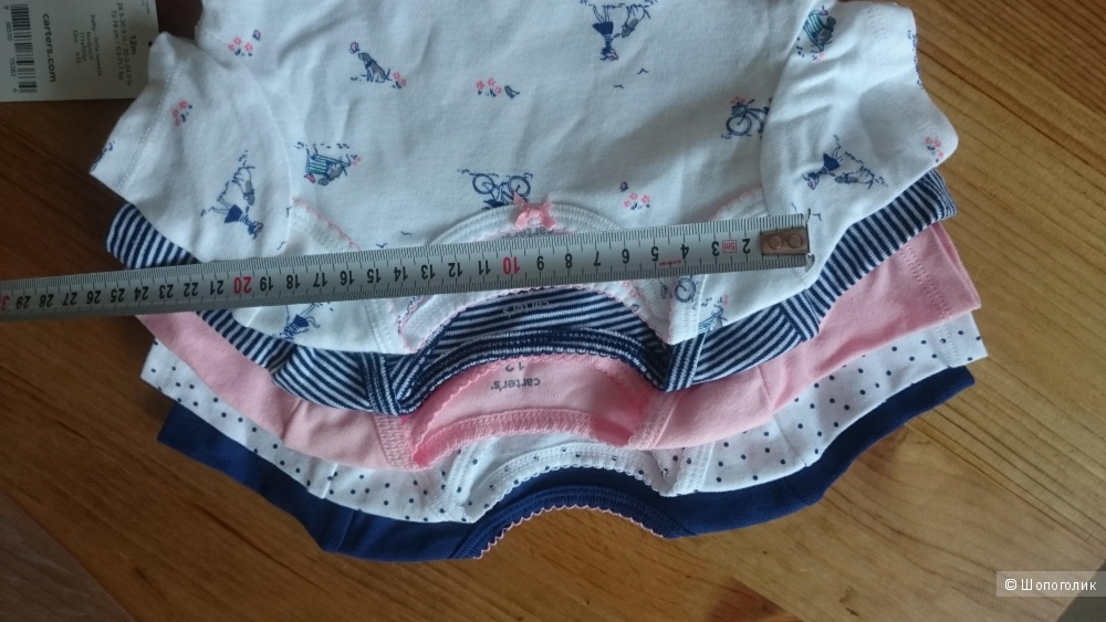 Carter's комплект боди из 5 штук 100% хлопок для девочки 12М