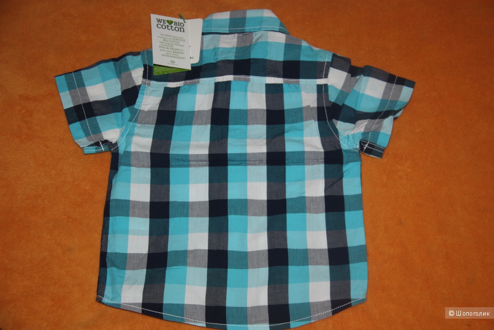 Новая рубашка с коротким рукавом на мальчика  Palomino C&A  размер 92 см
