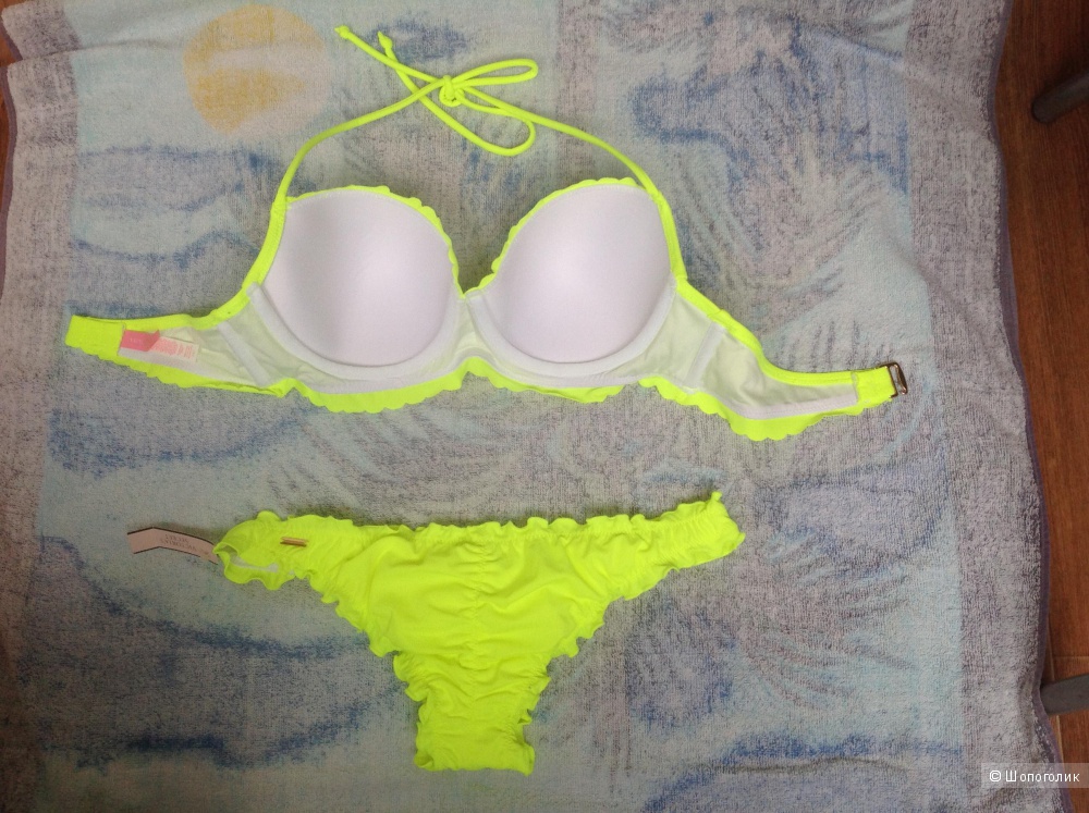 Victoria's Secret купальник оригинал ,цвет neon lemon