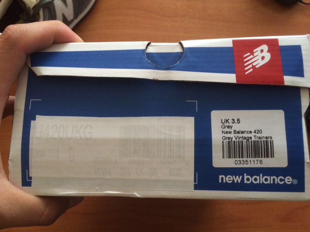 Новые New Balance 420 - UK 3,5 (35)