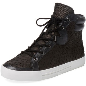 Высокие кеды Joie Devon Anaconda Embossed Leather Size: 36.5