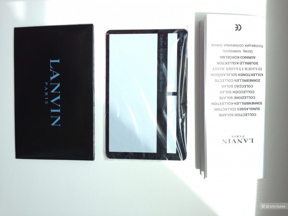 LANVIN Paris cолнцезащитные очки класса "люкс" Оригинал