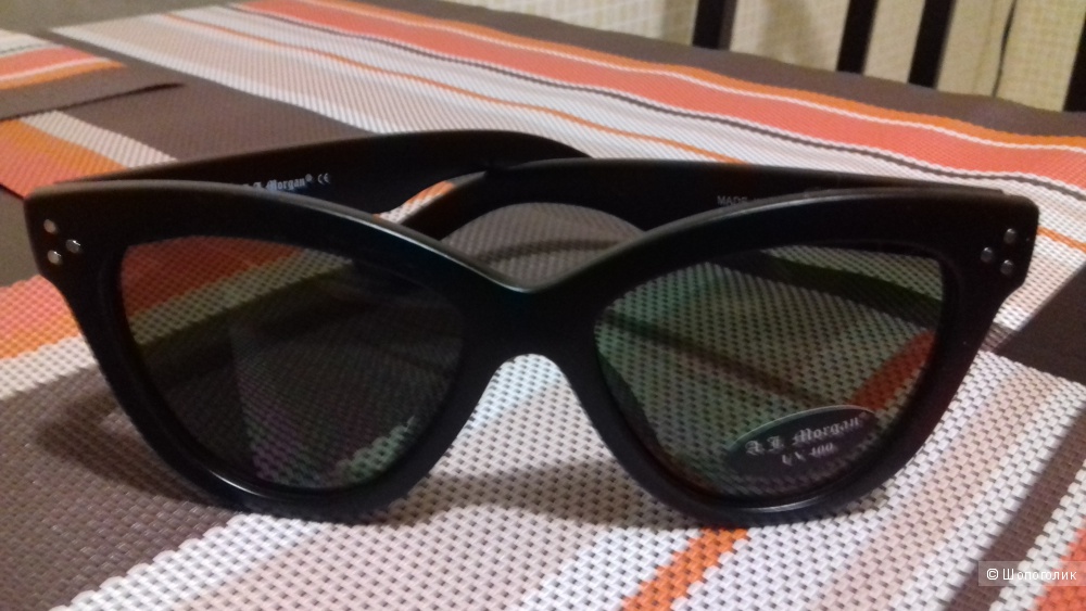 Новые черные солнцезащитные очки "кошачий глаз" AJ Morgan