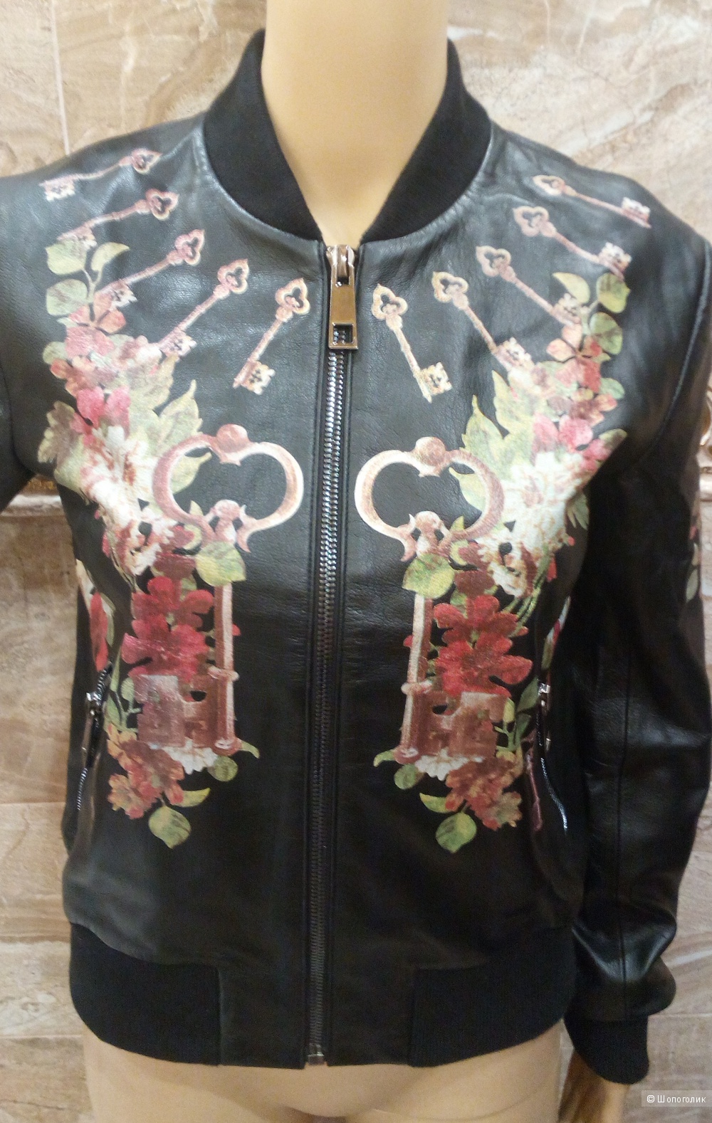 DOLCE&GABBANA легендарная кожаная куртка с ключами р.44 Новая Оригинал