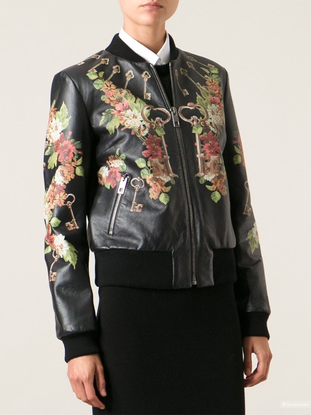 DOLCE&GABBANA легендарная кожаная куртка с ключами р.44 Новая Оригинал