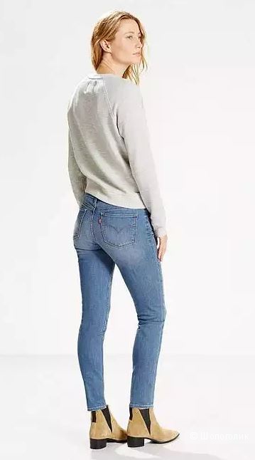 Продам джинсы Levi's 711 длина: 32 , Размер: 29 , Цвет: WORN FADE