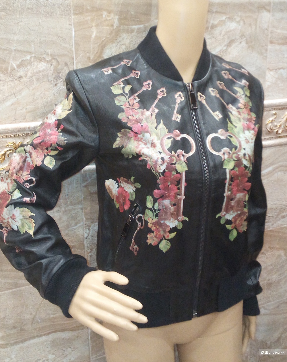 DOLCE&GABBANA легендарная кожаная куртка с ключами р.44 Новая Оригинал