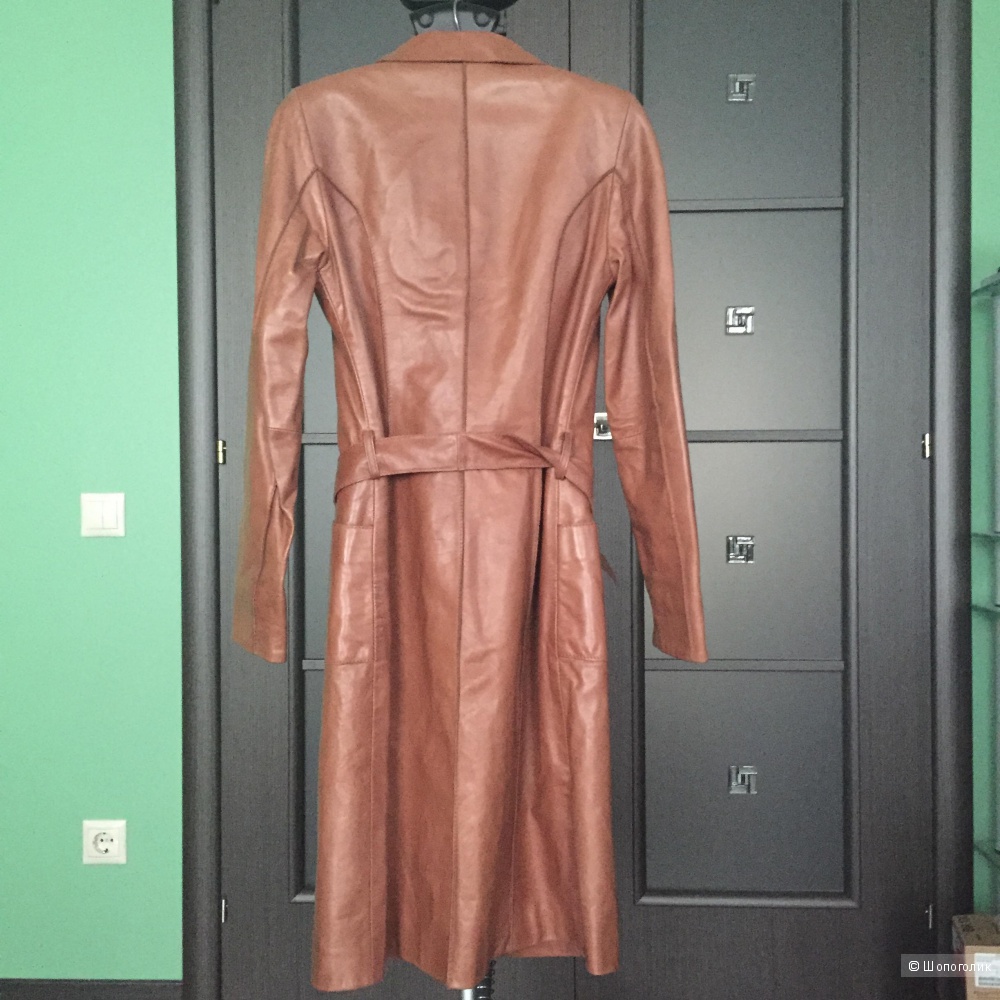 Продаю б/у кожаное пальто Neohit размер 40-42