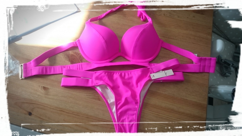 Купальник Victorias Secret 2016 push-up 32B - S Neon Lotus 7UN