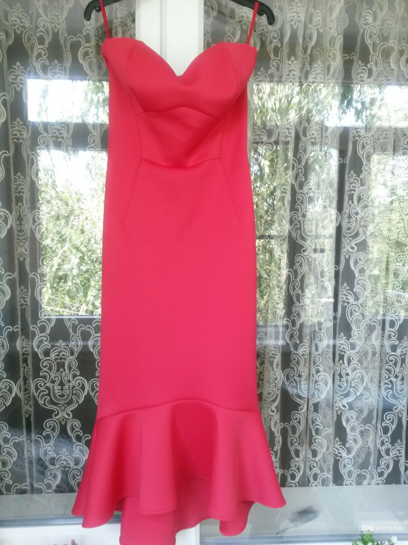 Красное Платье бандо ASOS
