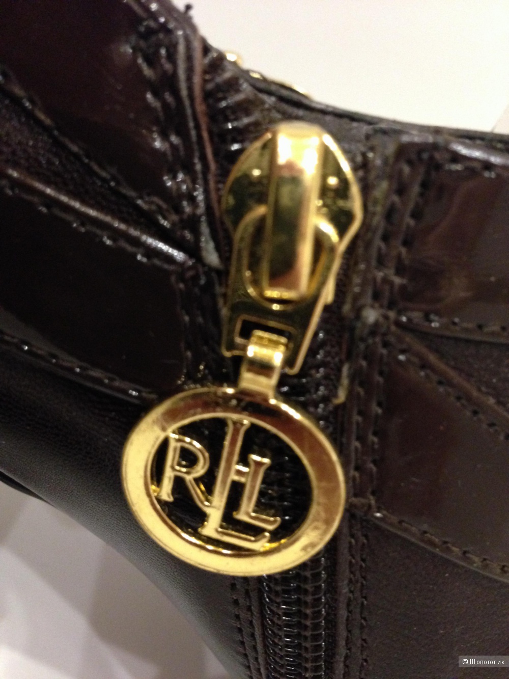 Ralph Lauren дизайнерские ботильоны-лодочки Новые р.37.5 за 5 тысяч