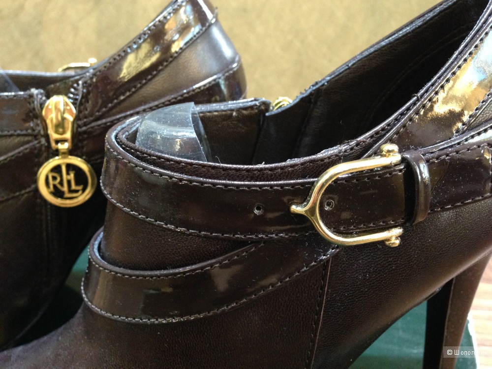 Ralph Lauren дизайнерские ботильоны-лодочки Новые р.37.5 за 5 тысяч