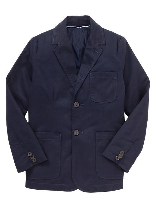 Блейзер/пиджак темно-синий Gap для мальчика 6-7 лет