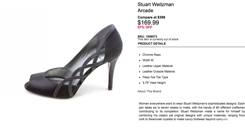 Туфли )босоножки) STUART WEITZMAN размер 36 (US 6)