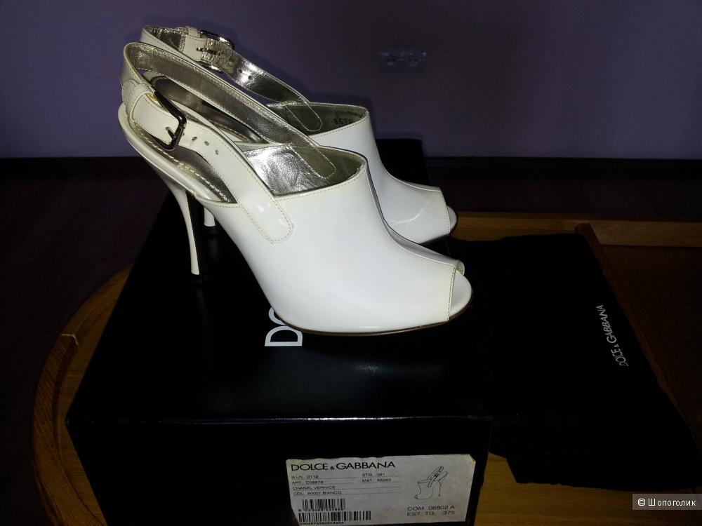 Продам туфли Dolce & Gabbana оригинал Италия размер 37,5