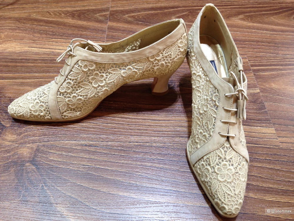 Ботильоны из кружева и замши от легендарного Stuart Weitzman р.38 Новые