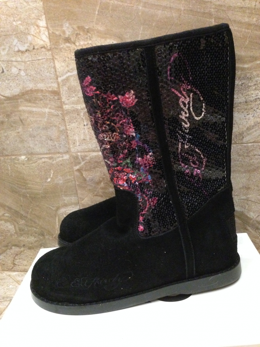 Дизайнерские зимние сапоги угги от Ed Hardy новые оригинал р.37 и 38