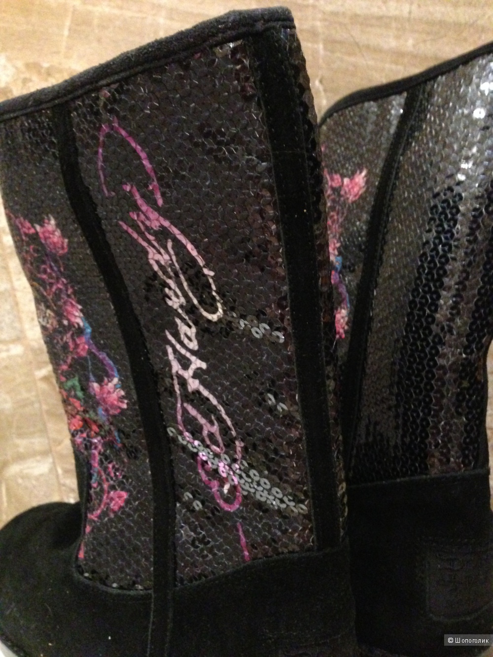 Дизайнерские зимние сапоги угги от Ed Hardy новые оригинал р.37 и 38