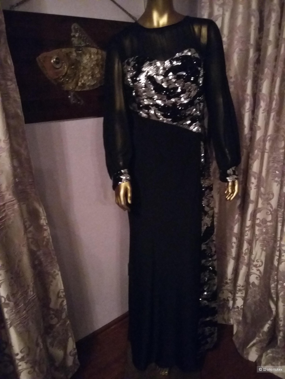 Роскошное вечернее платье. Бейрут. 50-54 размер. Новое.
