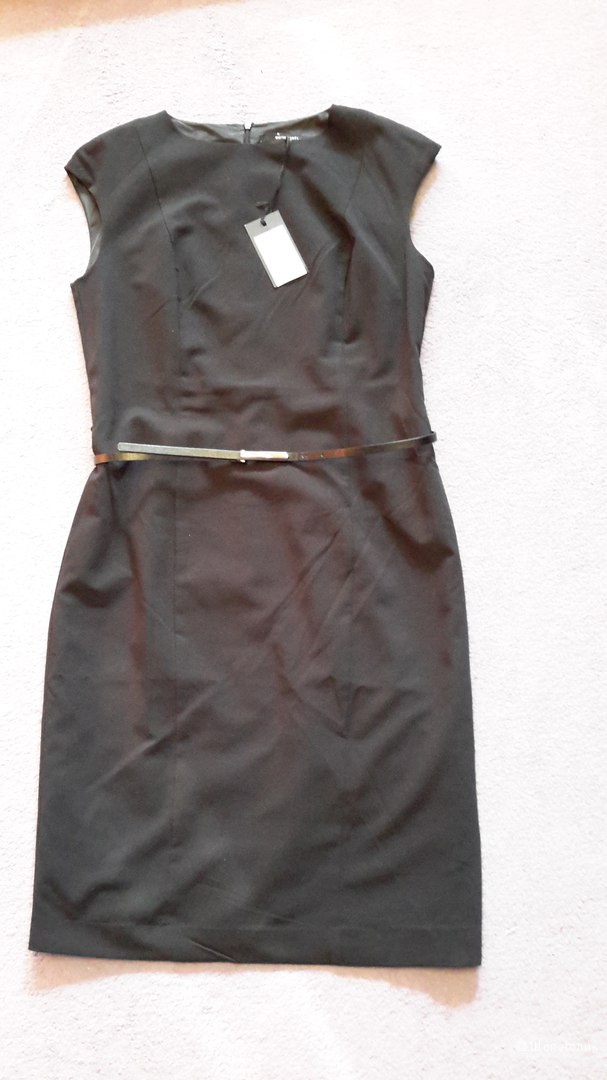 Платье Incity новое размер 50 классическое черное с ремешком