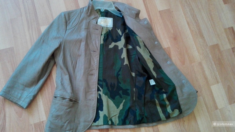 Куртка кожаная VINTAGE DE LUXE, производство Италия, 42IT