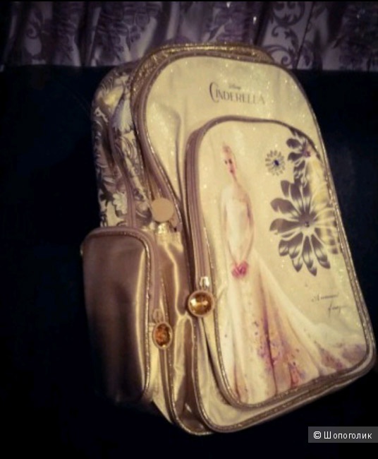 Шикарный золотой рюкзак "Cinderella"Германия