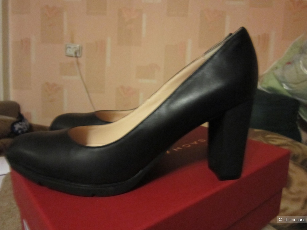 Новые кожаные черные классические туфли SACHA LONDON 39 размер