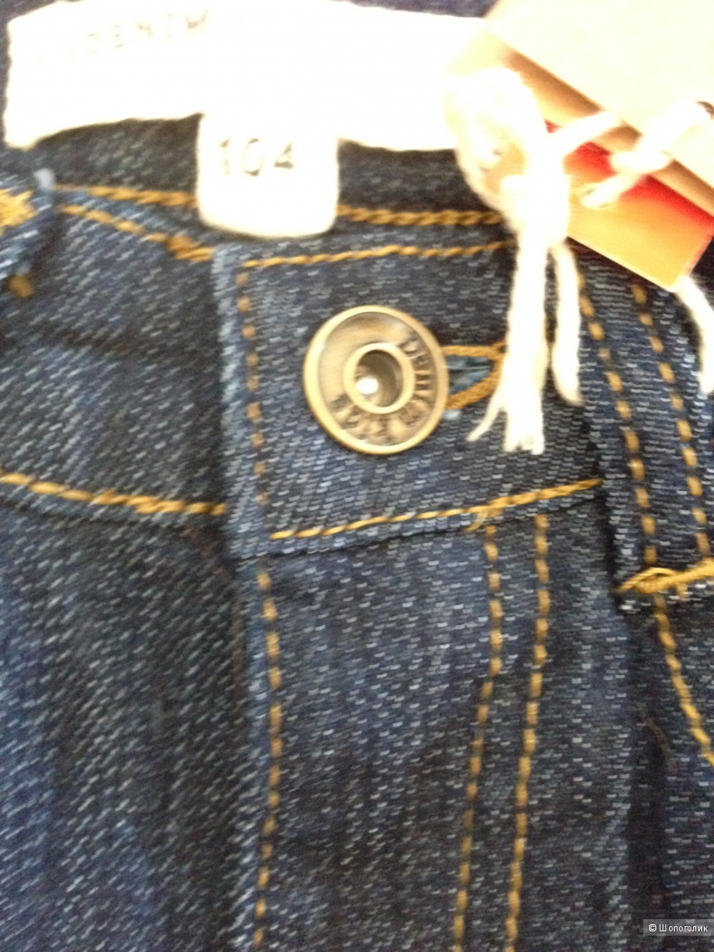 Детские джинсы Denim Kids на 4 годика из плотного настоящего денима