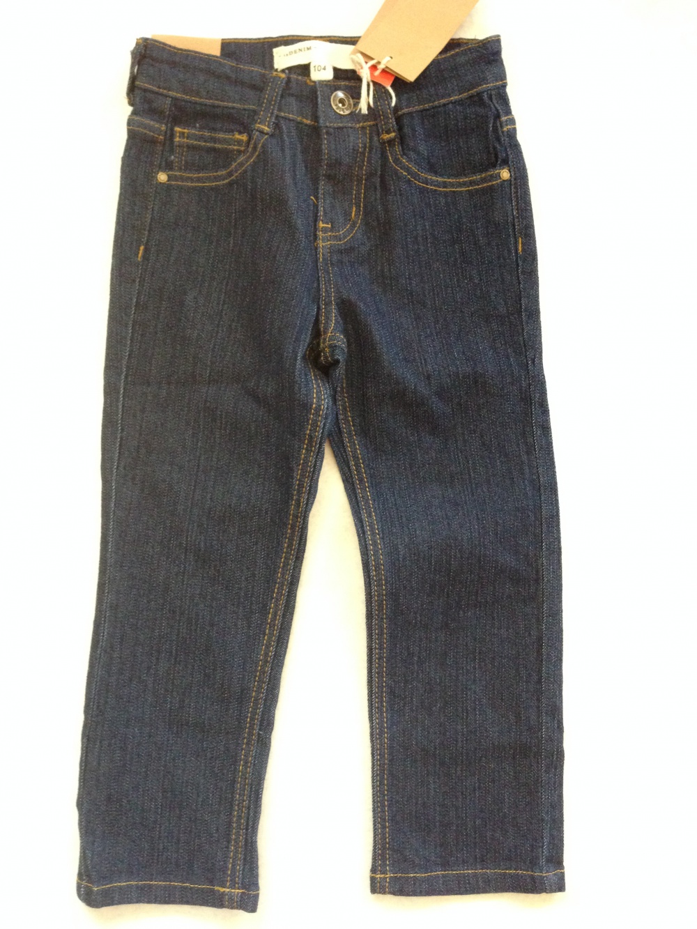 Детские джинсы Denim Kids на 4 годика из плотного настоящего денима