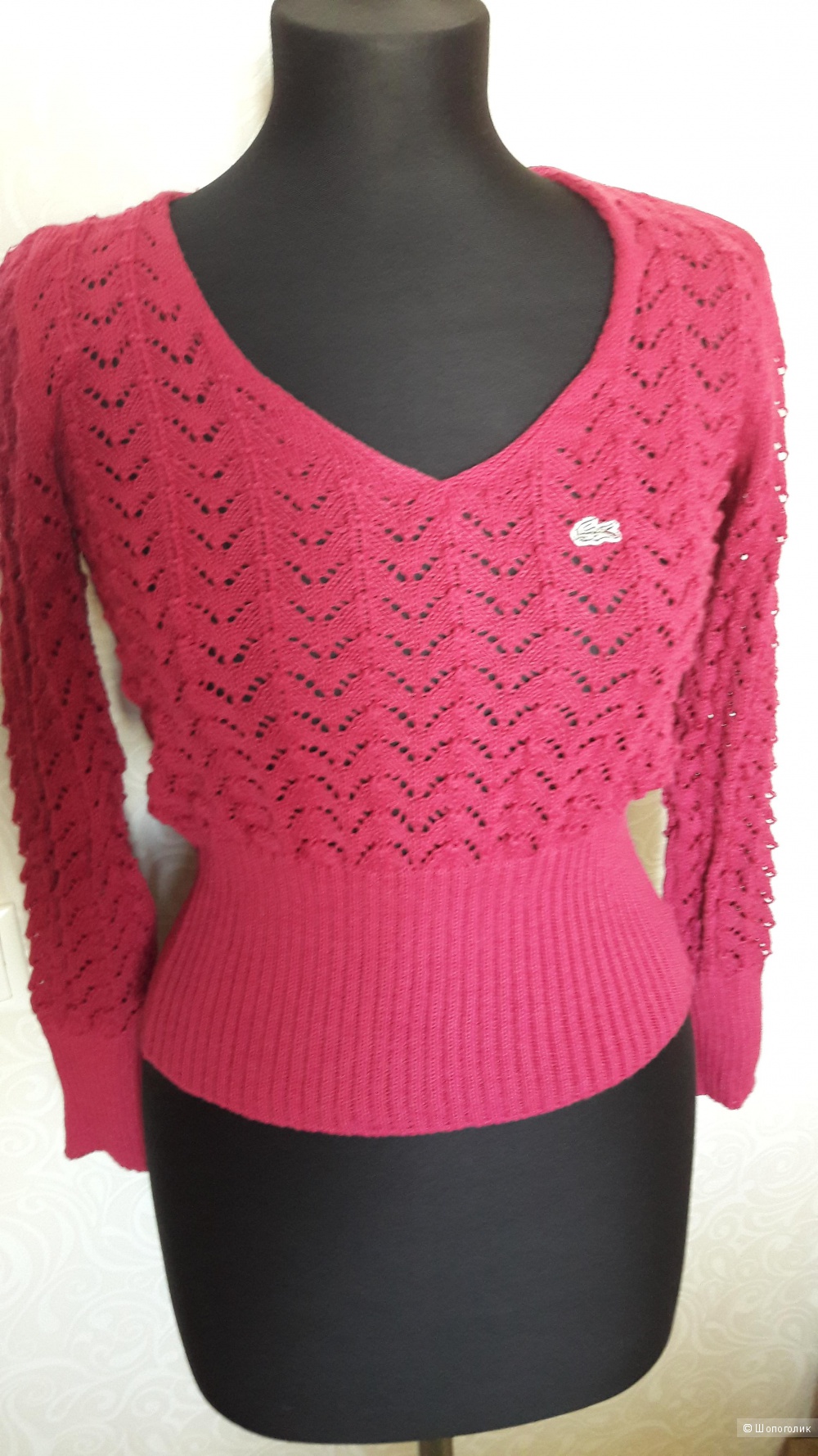 Lacoste...женский летний свитер