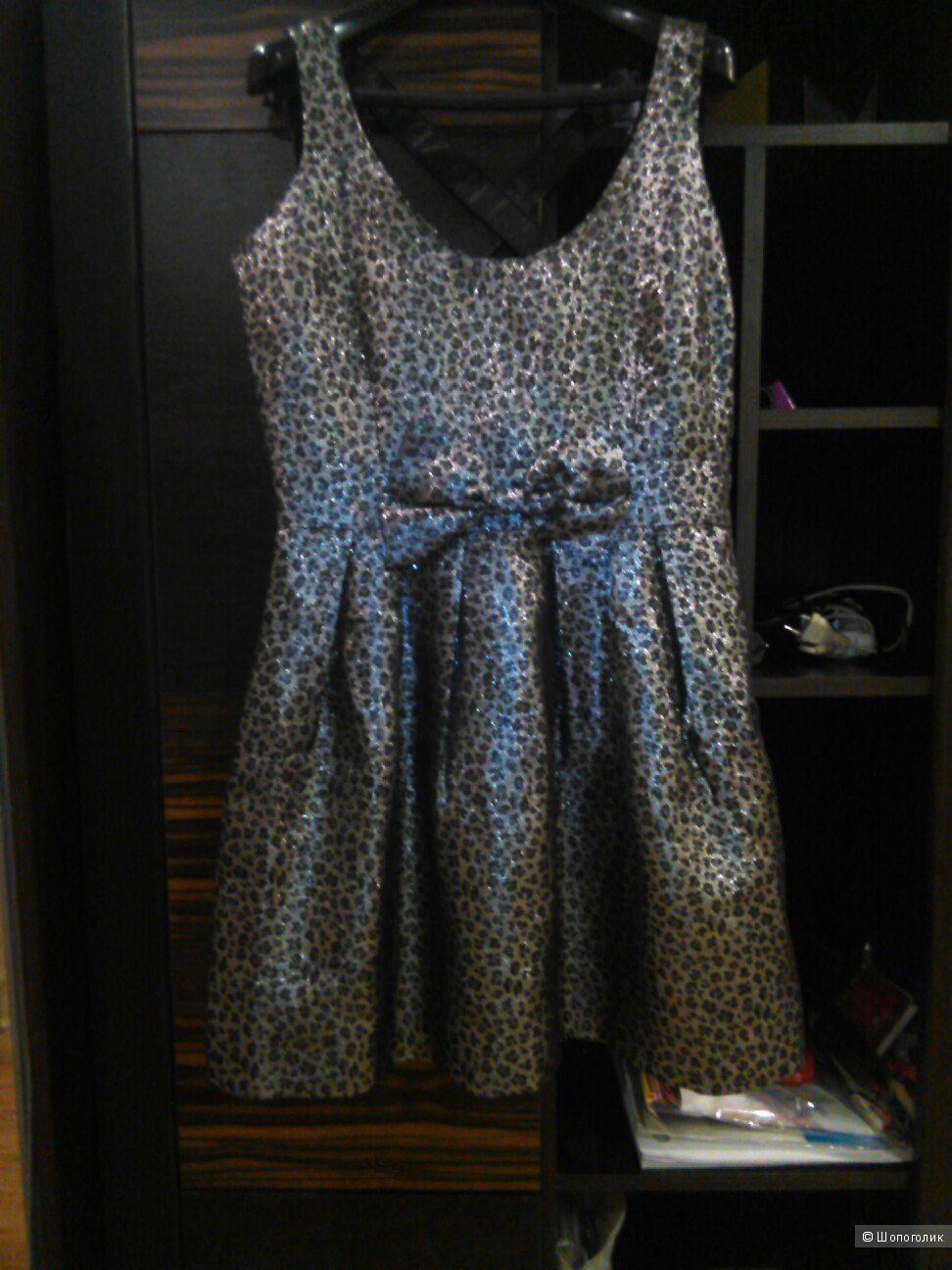 Праздничное платье, леопардовой расцветки, марки TROLL