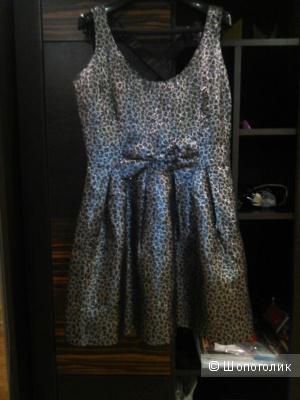 Праздничное платье, леопардовой расцветки, марки TROLL