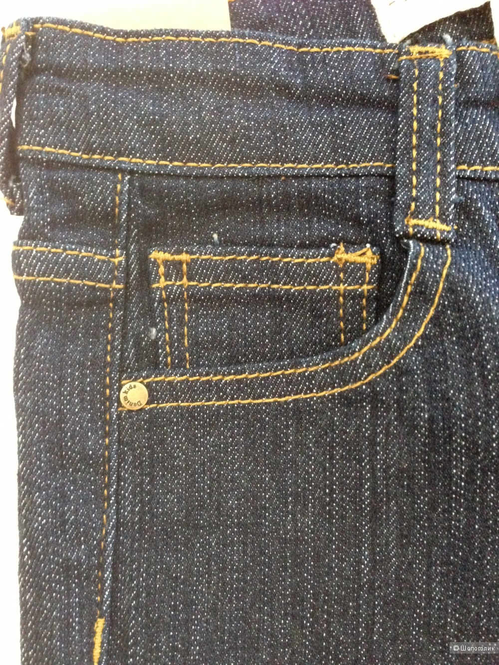 Детские джинсы Denim Kids на 4 годика из плотного настоящего денима
