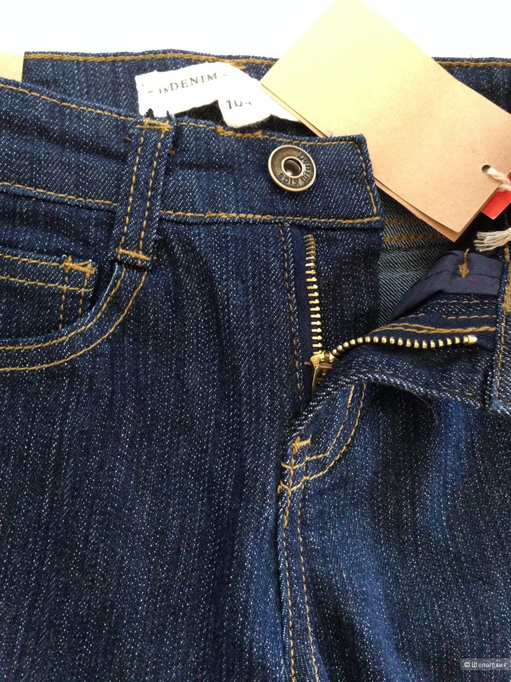 Детские джинсы Denim Kids на 4 годика из плотного настоящего денима