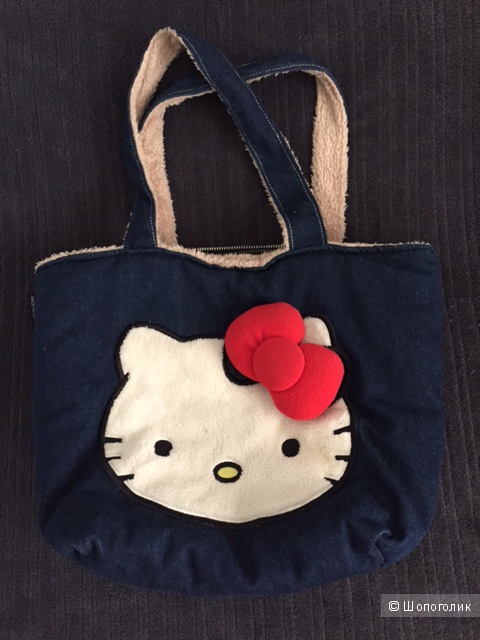 Джинсовая сумка Hello Kitty