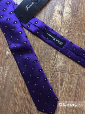 Шелковый галстук с енотами french connection