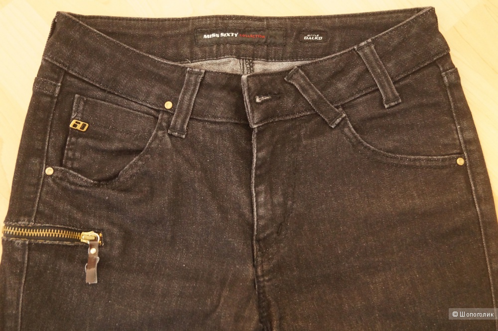 Продаю джинсы Miss Sixty, линия Go, размер 27W-32L, черные, б/у