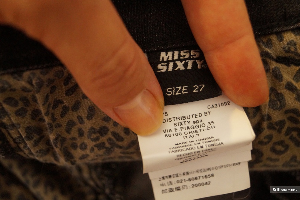 Продаю джинсы Miss Sixty, линия Go, размер 27W-32L, черные, б/у