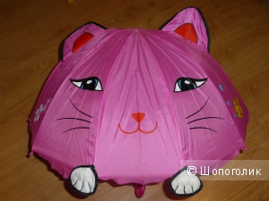 Зонт- трость  Kidorable (Кидорабл) Счастливая Кошечка для девочки