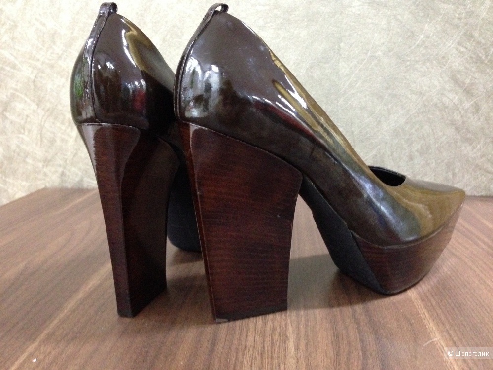 Подиумные туфли от Jil Sander с ценником 695$ новые.оригинал.р.38-38.5